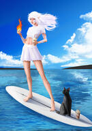 archmage artist:maxswell barefoot black_fur blue_background cat character:linu character:rinu character:silvenia cloud commissioner:linu croptop deathless drink duo earther female fire glass half-elf long_ears long_hair looking_at_viewer looking_up mage magic male navel nude ocean orange_eyes scar sitting skirt sky smile spoiler:volume9 standing straw surf_board surfing twi_community water white_chestwear white_eyes white_hair white_legwear // 3000x4271 // 16.5MB // rating:Safe