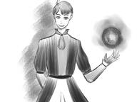 arm_raised artist:tomeo character:charles_de_trevalier front_view human looking_down lord magic male monochrome nobility robe short_hair simple_background smile solo spoiler:book4 spoiler:volume3 standing upper_body white_background // 1600x1200 // 99.7KB // rating:Safe