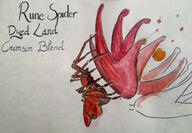 artist:guliver close_up flower insect leaf meta:inntober meta:inntober_2023 meta:tagme prompt3 prompt_magic red rune_spider spider spoiler:volume7 text // 3920x2715 // 571.1KB // rating:Safe