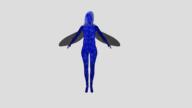 3d_art artist:(o(エ)o) blue_hair blue_skin character:ivolethe fae female flying front_view frost_faery nude simple_background solo spoiler:book2 transparent_background wing // 1920x1080 // 1.3MB // rating:Safe