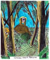 artist:gridcube baleros eye forest gazer hiding jungle leaf meta:inntober meta:inntober_2023 meta:tagme prompt10 prompt_baleros solo spoiler:volume9 standing temple tree upper_body // 1520x1828 // 624.9KB // rating:Safe