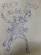 antinium armor artist:chalyon bottomless chainmail character:crusader_57 free_antinium front_view frown looking_at_viewer middle_finger monochrome pen_art quote sexless simple_background soldier solo spoiler:volume8 standing sword text white_background // 3096x4128 // 788.3KB // rating:Safe