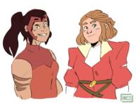 artist:fiore character:adora character:catra character:erin_solstice character:ryoka_griffin copyright:she-ra cosplay earther human meta:crossover spoiler:book2 // 2950x2250 // 1.1MB // rating:Safe