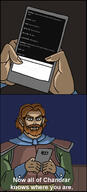 artist:lechatdemon beard bright_skin character:flos_reimarch chat comic front_view human iphone king looking_down male medium_hair mustache nobility quote red_chestwear red_hair solo spoiler:book2 text upper_body // 600x1324 // 281.3KB // rating:Safe
