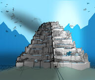 artist:mg building city frost_wyvern landscape mountain pallass sky smoke spoiler:book10 spoiler:volume6 walled_city wing wyvern // 3888x3300 // 2.2MB // rating:Safe