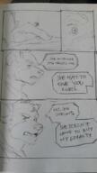 artist:fiore character:ishkr_silverfang comic gnoll head_only male open_mouth pen_art quote rag side_view simple_background solo speechbubble spoiler:volume9 text waiter white_background // 1836x3264 // 5.2MB // rating:Safe