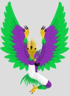 artist:panzersoul attack barefoot beak character:peki feather female flying front_view garuda green_feather looking_at_viewer martial_artist pants purple_feather sharp_nails simple_background solo spoiler:book11 spoiler:volume6 transparent_background white_legwear // 1147x1570 // 888.0KB // rating:Safe
