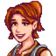 apron artist:eris bright_skin brown_chestwear brown_eyes brown_hair character:erin_solstice earther female head_only human innkeeper medium_hair open_mouth pixel_art side_view simple_background smile solo spoiler:book1 white_background // 320x320 // 17KB // rating:Safe