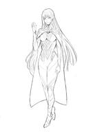 archmage arm_raised artist:maxswell bodysuit cape character:silvenia_ettertree commissioner:linu deathless female floating front_view half-elf long_ears long_hair looking_at_viewer mage monochrome simple_background solo spoiler:volume7 white_background // 3588x5009 // 2.2MB // rating:Safe
