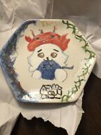 artist:bobo_plushie artist:tatolord brown_eyes candle character:mrsha crab crossed_out_eyes eating female fire inn looking_at_viewer plant solo spoiler:volume8 text upper_body wandering_inn white_fur // 3024x4032 // 1.1MB // rating:Safe