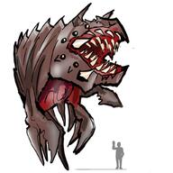 artist:mg creler height_comparison sharp_teeth side_view simple_background white_background // 1024x1024 // 87.5KB // rating:Safe