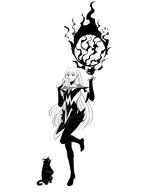 archmage arm_raised artist:maxswell black_fur car cat character:linu character:rinu character:silvenia commissioner:linu earther female fire half-elf leg_raised long_hair looking_at_viewer mage magic meta:tagme monochrome robe smile spike spoiler:volume9 twi_community white_background // 2057x2736 // 386.3KB // rating:Safe