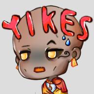 artist:bobo_plushie bald character:fetohep earring emote front_view jewelry king male necklace nobility open_mouth simple_background solo spoiler:book13 spoiler:volume6 sweat_drop transparent_background undead upper_body yellow_eyes // 370x370 // 155.9KB // rating:Safe