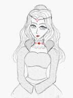 artist:tomeo blue_eyes character:magnolia_reinhart female front_view human jewelry lady long_hair nobility reinhart simple_background solo white_background // 768x1024 // 161.5KB // rating:Safe