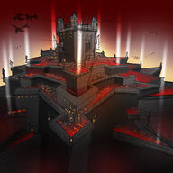 artist:mg city landscape manus tower walled_city window wing wyvern // 3000x3000 // 2.3MB // rating:Safe
