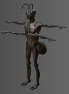 3d_art antinium arm_raised artist:corella black_eyes grey_background huge_abdomen nude sexless simple_background standing // 1006x1358 // 540.7KB // rating:Safe